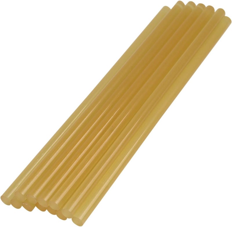 HEROFFIX 12 Pcs 7mm x 200mm Hot Glue Sticks Auto Body Paintless Dent Removal Repair Yellow for Car Replace Parts - Image 1
